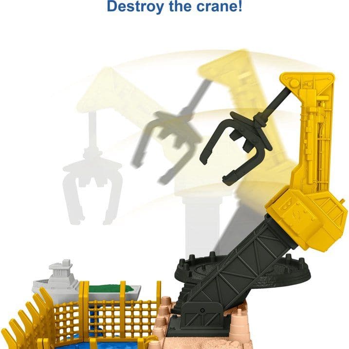 Set de Juego Mosasaurus Mayhem Minis Jurassic World Dominion con 2 Mini Figuras de Dinosaurios, Lanzadores y Función de Desmontaje - Miniatura 3