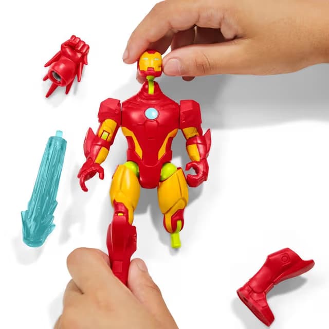 Figura de Acción y Accesorios MixMashers Marvel Iron Man Avengers para Mezclar y Combinar - Miniatura 3