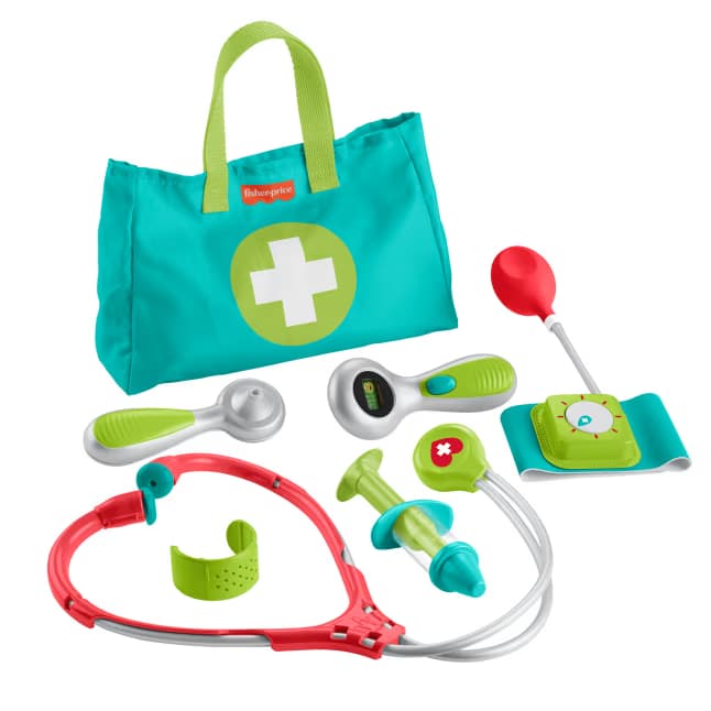 Kit Médico Fisher-Price de 7 Piezas, Set de Juego de Simulación de Doctor para Preescolares de 3 Años en Adelante - Miniatura 3