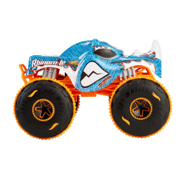 Camión de Juguete a Control Remoto Hot Wheels Monster Trucks Rhinomite a Escala 1:24 - Miniatura 3