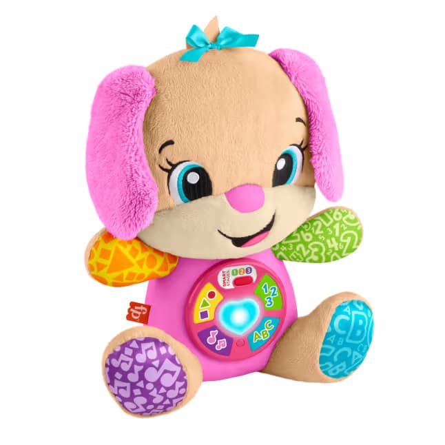 Juguete de Peluche Musical de Aprendizaje Fisher-Price Laugh & Learn Smart Stages Sis (Hermana) Rosa para Bebés y Niños Pequeños - Miniatura 3