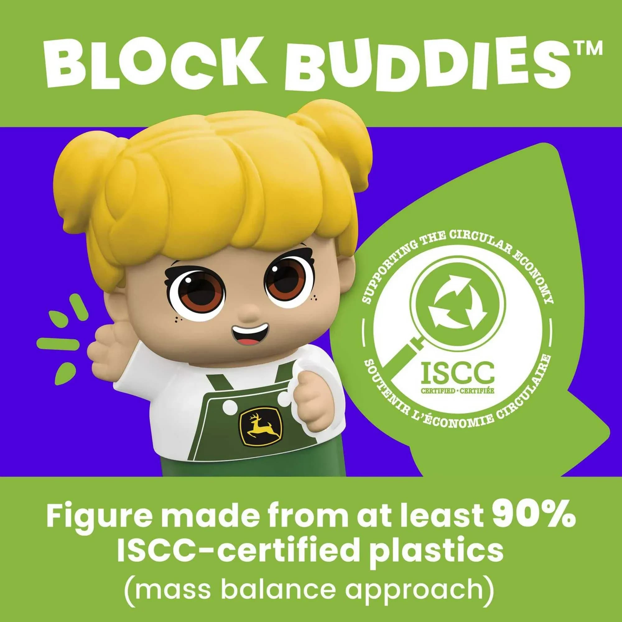 Bloques de Construcción MEGA BLOKS John Deere (6 Piezas) con Tractor y Almacenamiento, 1 Figura - Miniatura 3