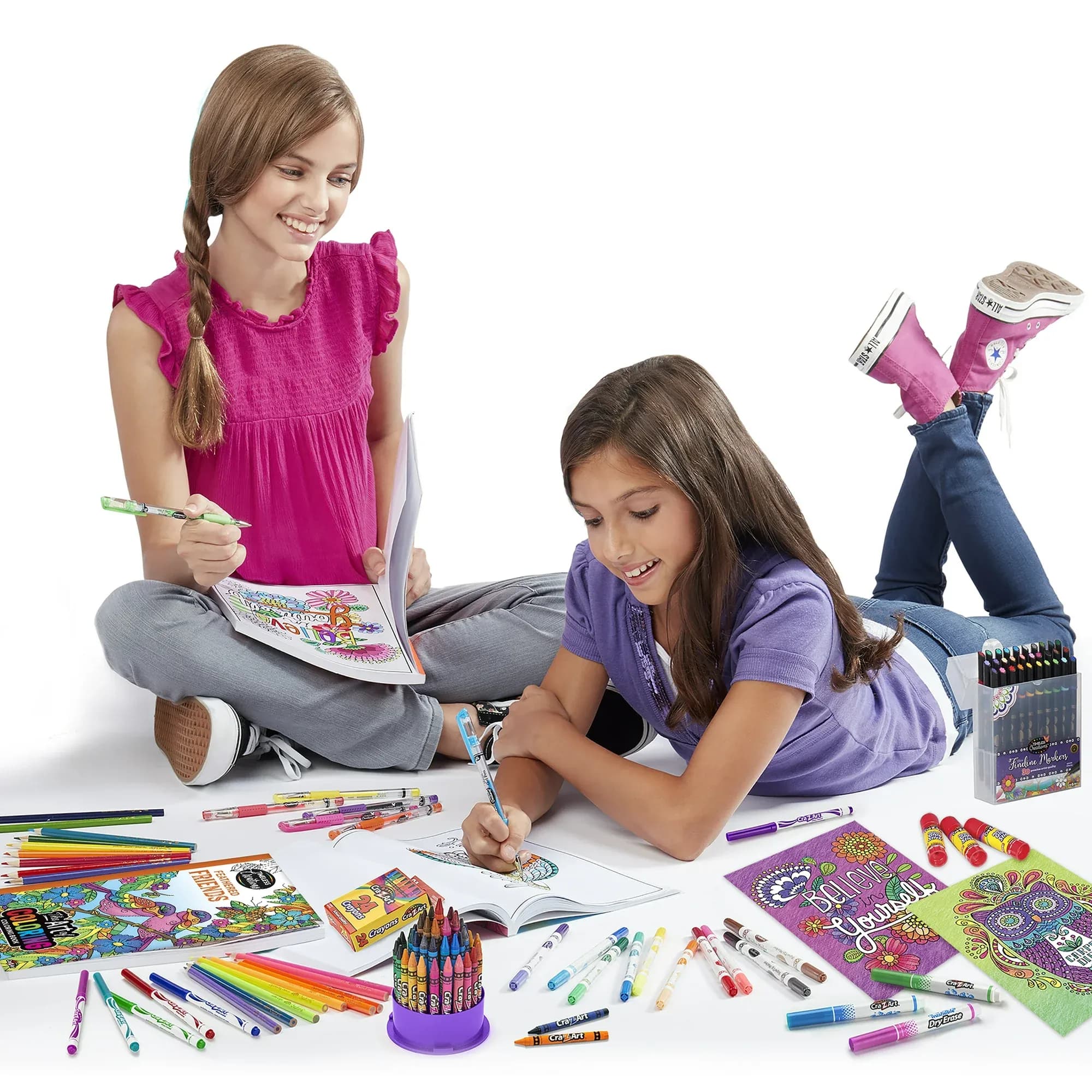 Cra-Z-Art Timeless Creations: Estudio de Colorear El Arte de Colorear, con Estuche, Edades 6+ - Miniatura 3