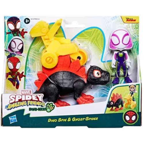 Spiderman Marvel Spidey Amazing Friends Dino Spin Y Ghost-Spider