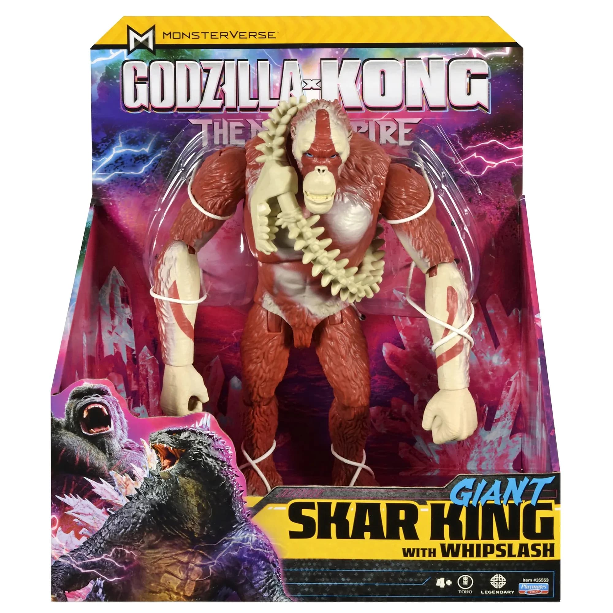 Figura Gigante Skar King de 28 cm Godzilla x Kong de Playmates Toys