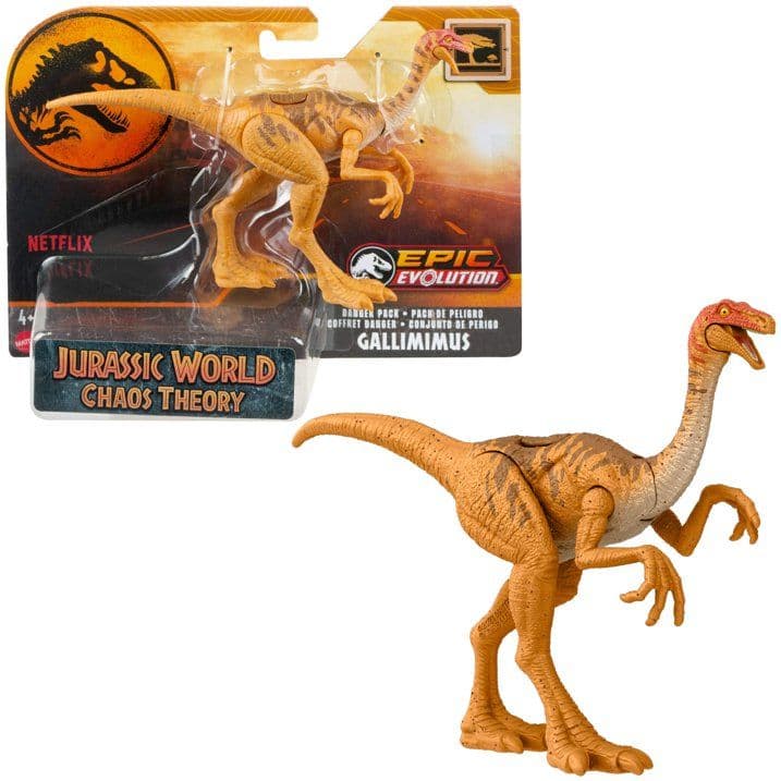 Juguete Dinosaurio Jurassic World Danger Pack Gallimimus