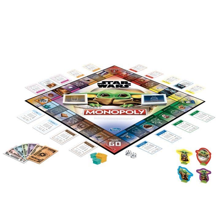 Monopoly: Star Wars The Child (El Niño), Juego de Mesa para Mayores de 8 Años, 2-4 Jugadores