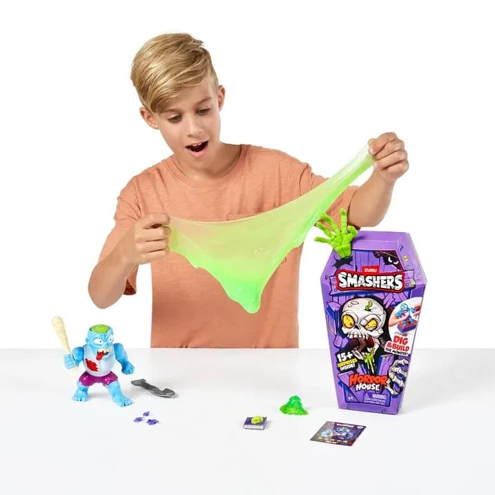 Smashers Horror House, Desempaque Sorpresa, Juguete Coleccionable Novedoso Interactivo de ZURU