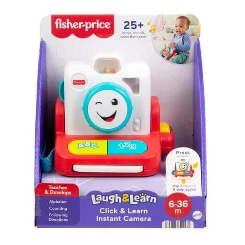 Cámara Instantánea Fisher-Price Laugh & Learn (Click & Learn Instant Camera)