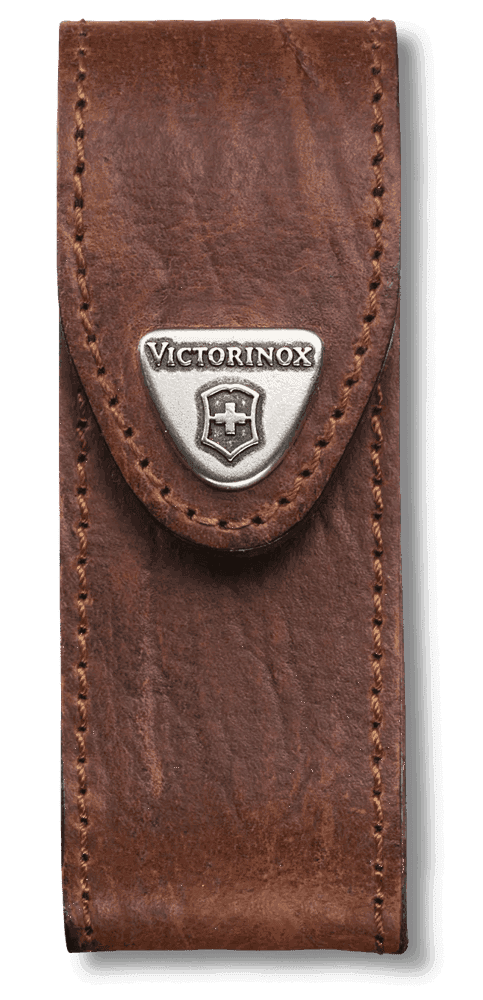 Estuche de cuero Victorinox para navaja estándar - Marrón