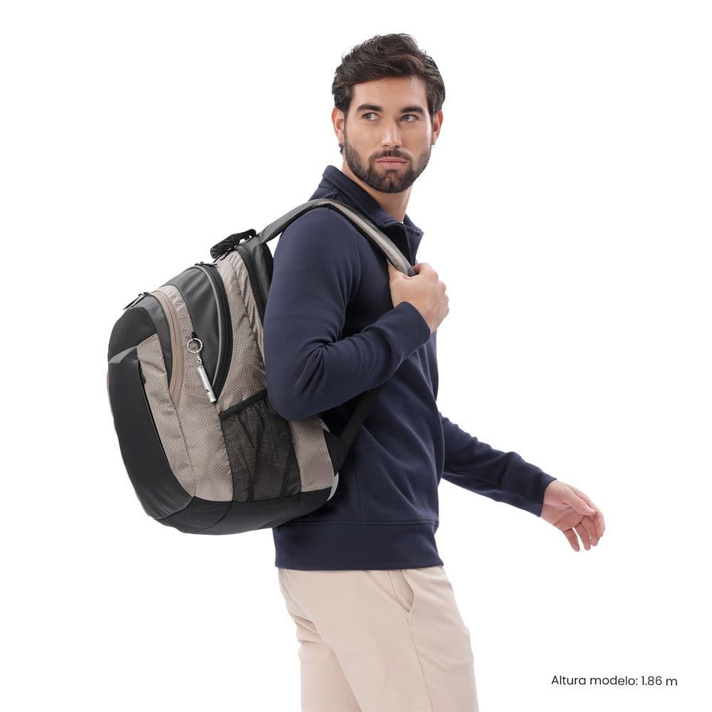 Morral Universitario Teck 3.0 Porta PC 15" Café Hombre
