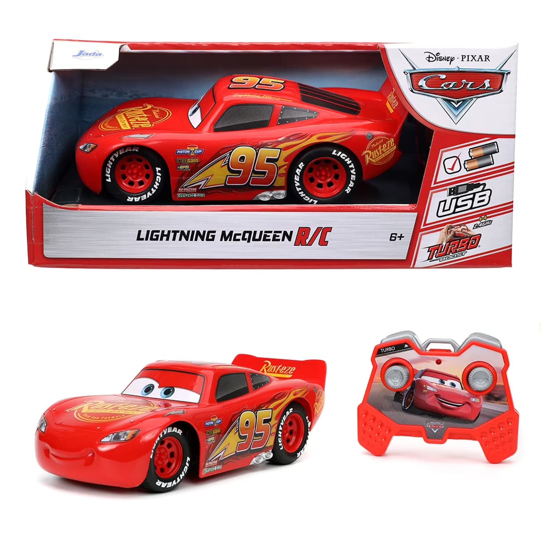 Coche de Radio Control (RC) Rayo McQueen Escala 1:24 Disney Pixar Cars