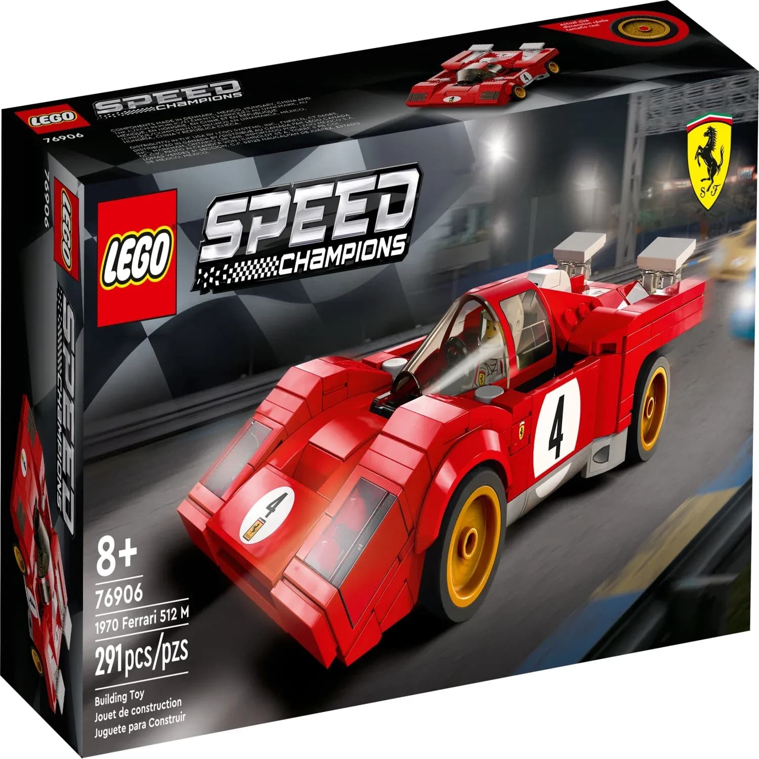 Set de Construcción LEGO Speed Champions Ferrari 512 M de 1970