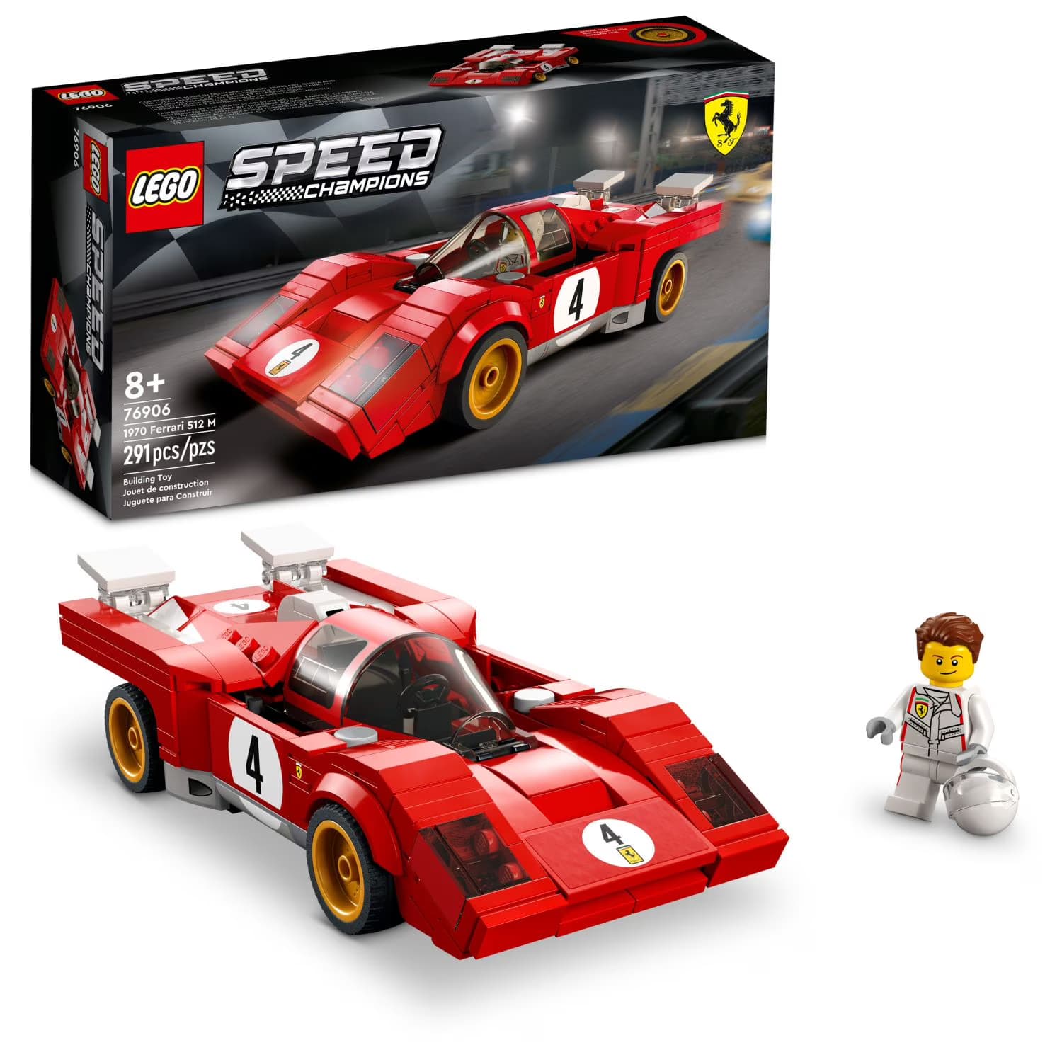 Set de Construcción LEGO Speed Champions Ferrari 512 M de 1970