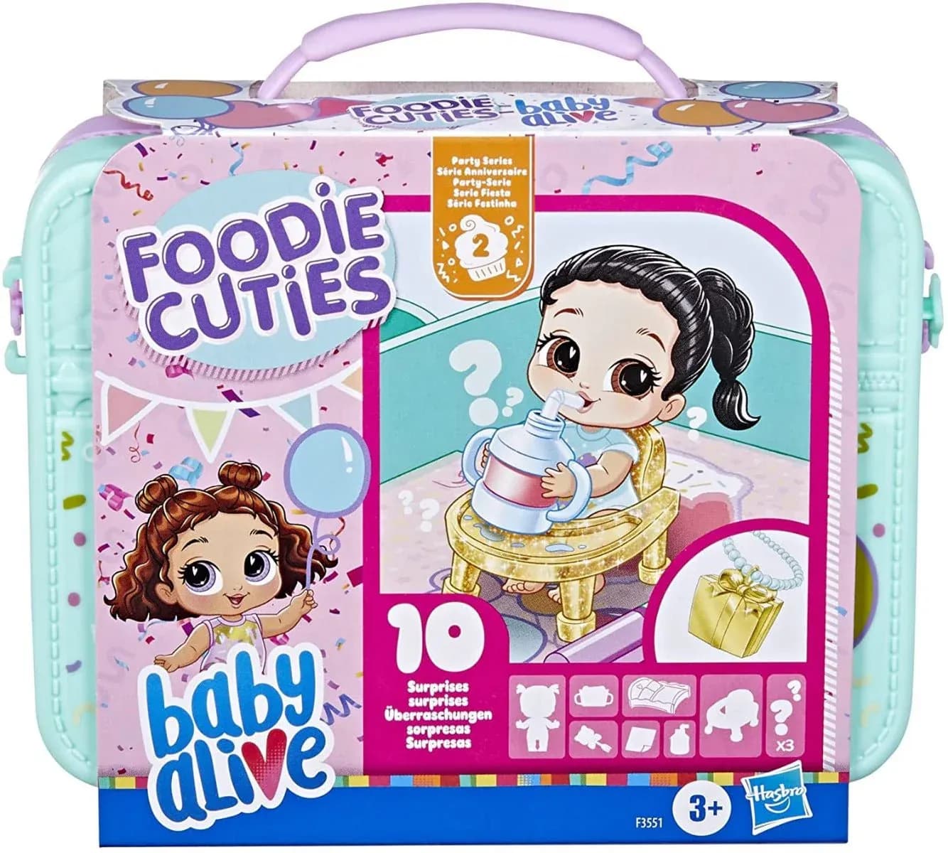 Baby Alive Foodie Cuties - Sorpresa en Caja de Almuerzos con Accesorios