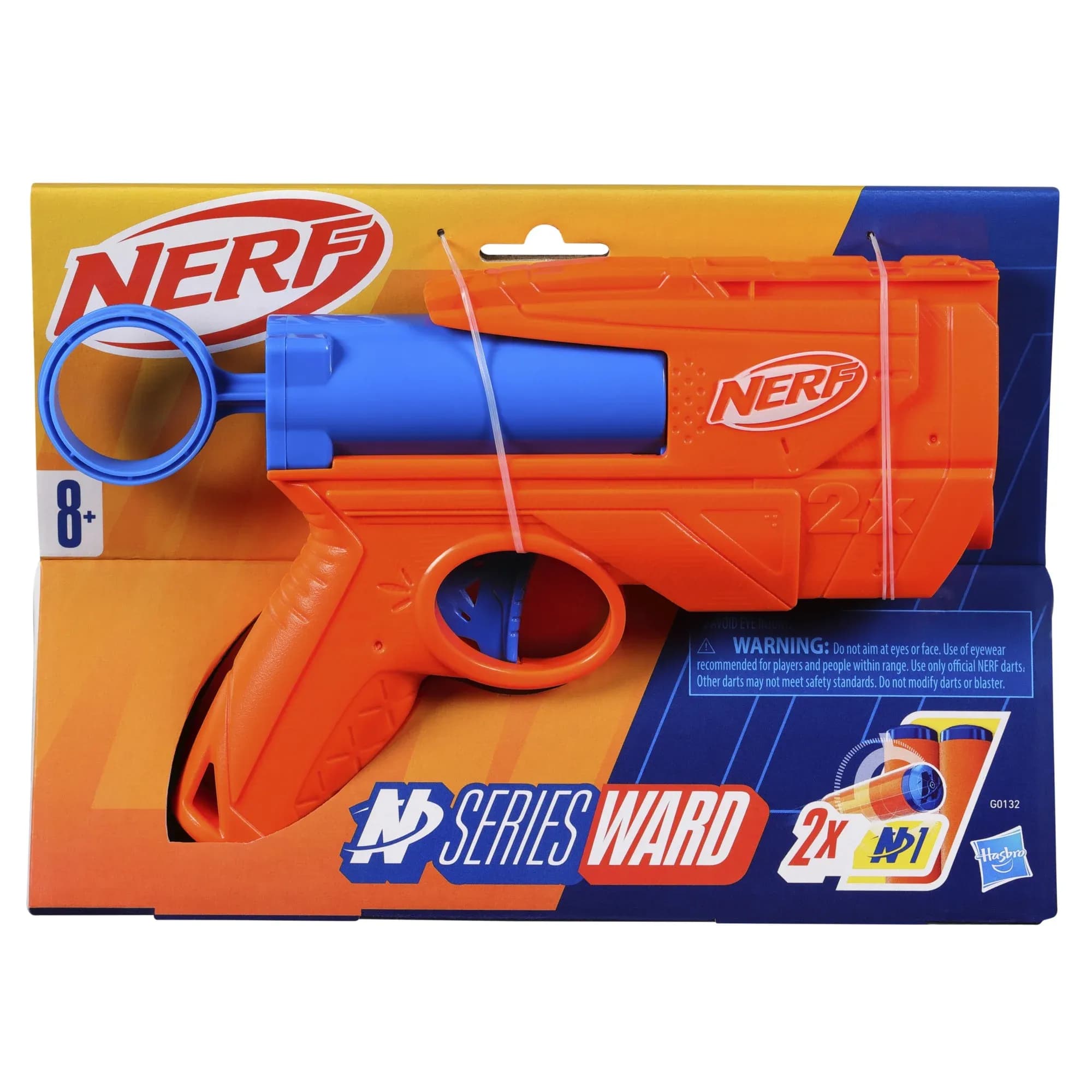 Pistola Nerf N Series Ward Blaster y 2 Dardos N1 (Compatible Solo con N Series)