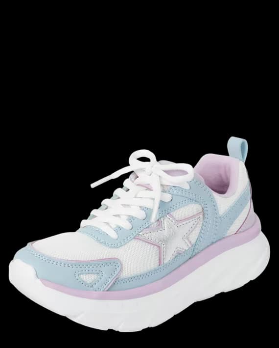 The Children’s Place – Zapatillas Running Colorblock con Estrella para Niña – Multicolor – Tallas 6–11