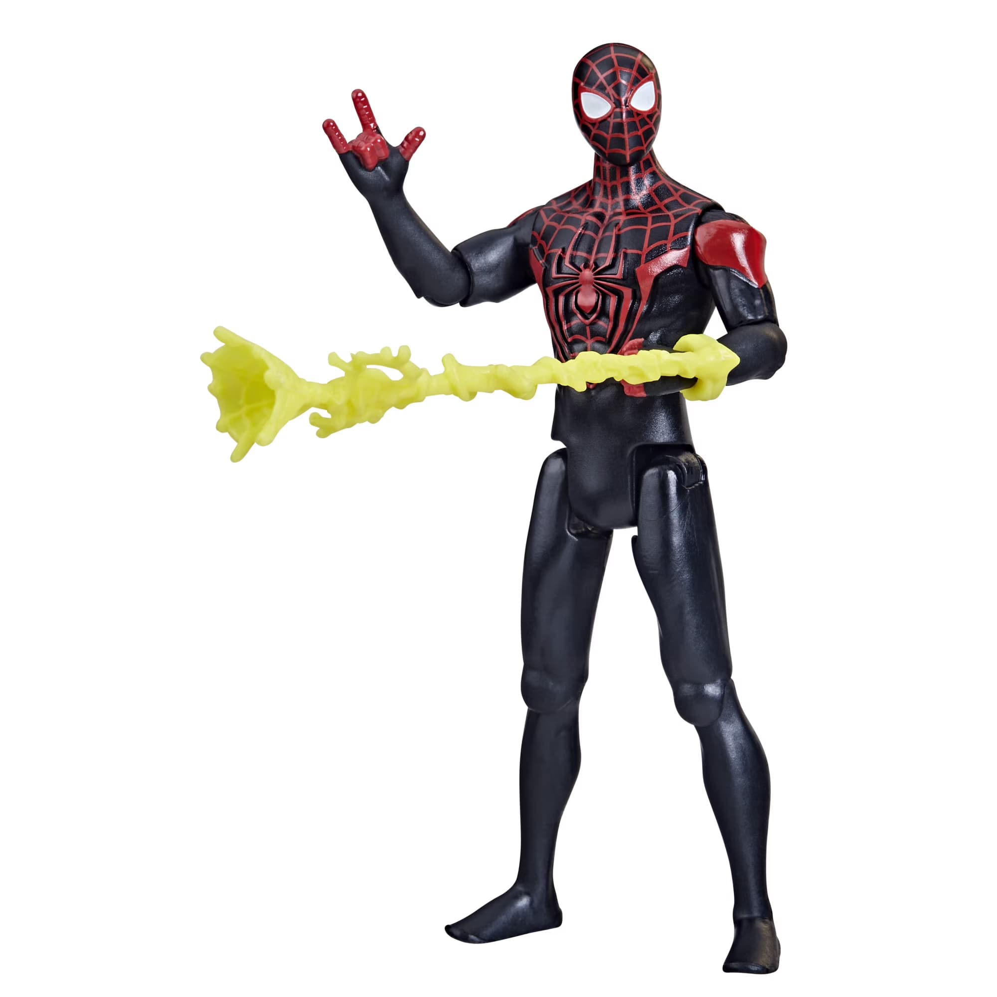 Figura de Acción Miles Morales Epic Hero Series Marvel Spider-Man con Accesorio (10 cm)