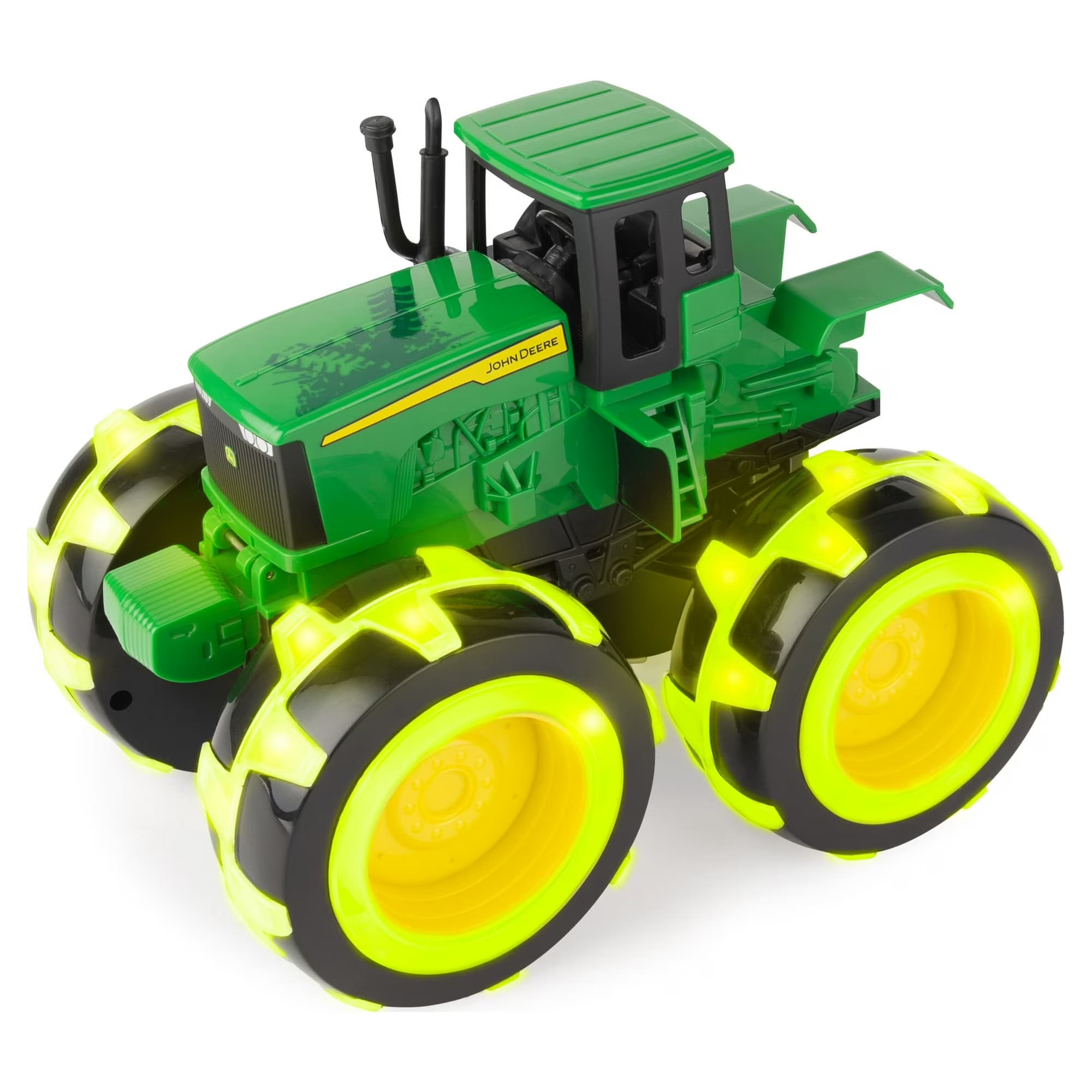Tractor John Deere Monster Treads con Ruedas de Rayo (Lightning Wheels)